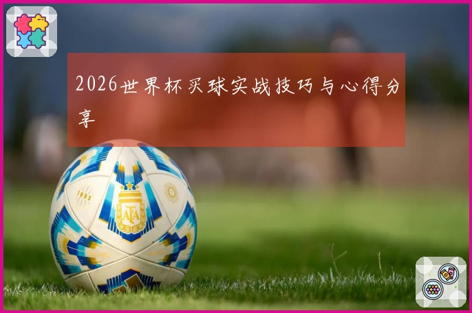 2026世界杯买球实战技巧与心得分享