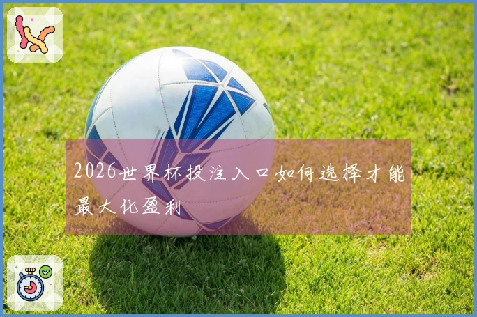 2026世界杯投注入口如何选择才能最大化盈利